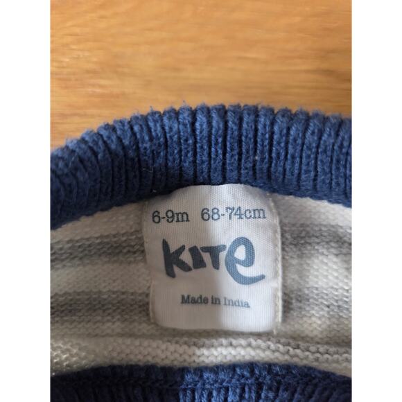 Kite Organic Cotton Striped Sheep Romper - Picture 6 of 8